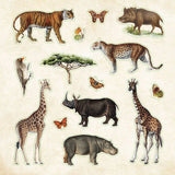 Peter Pauper Press - Livre D'Autocollants - Zoological Ephemera - Pages 2