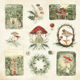 Peter Pauper Press - Livre d'autocollant Foret enchantee - Exemple