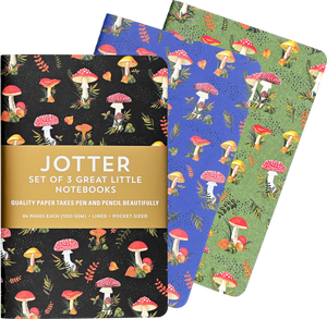 Peter Pauper Press-trio de Cahier de Note- Champignons