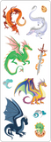 Peter Pauper Press Autocollants Dragons