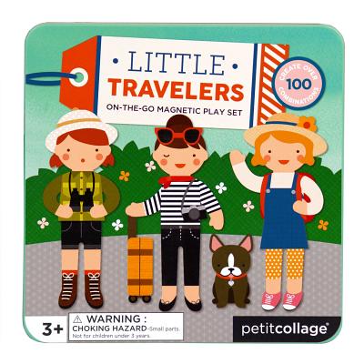 Petit Collage Ensemble De Poupées Magnétiques Petits Voyageurs Little Travelers Magnetic Play Set