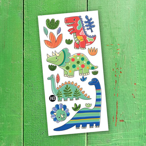 Pico Tattoos Dinos Colorés