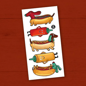 Pico Tattoo Ketchup Chien Saucisse