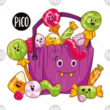 Pico Tattoos Bonbons d'Halloween Individuel