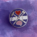 Rad Girl Creations-Pack D'Epinglettes-Neurologie i love neuro