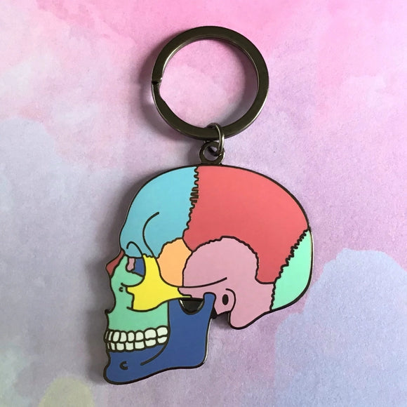 Rad Girl Creations-Porte-Cles-Crane D'Anatomie De Manuel