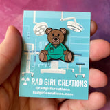 Rad Girl Creations_-_Epinglette-Peluche Scrubs Packaging