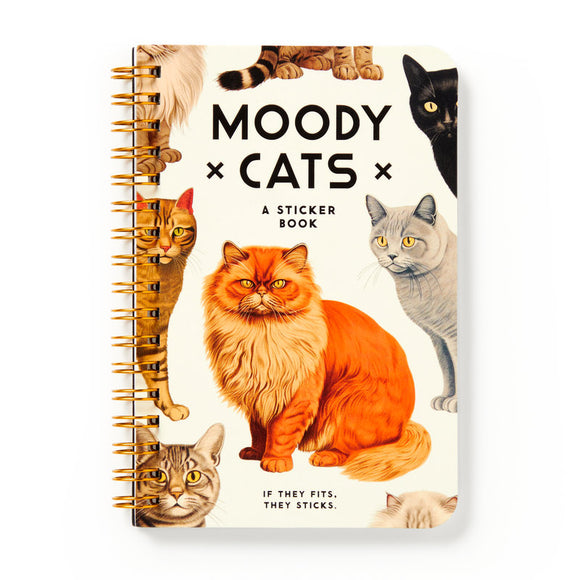 Raincoast-Cahier d'autocollant Moody Cats