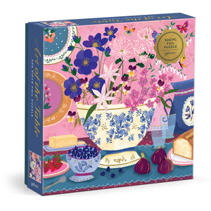 Galison Casse-Tête 500 Morceaux Art Of The Table 500 Piece Foil Puzzle