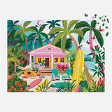 Raincoast - Puzzle de 1000 pièces Bungalow en bord de mer - Puzzle