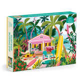 Raincoast - Puzzle de 1000 pièces Bungalow en bord de mer - Avant Boite