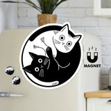 RippleSplash Studio - Aimant - Chat Yin Yang