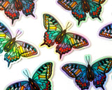 RippleSplash Studio - Autocollant - Papillon holographique