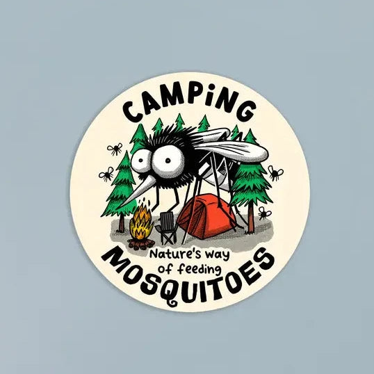 RippleSplash Studio - Autocollant Camping