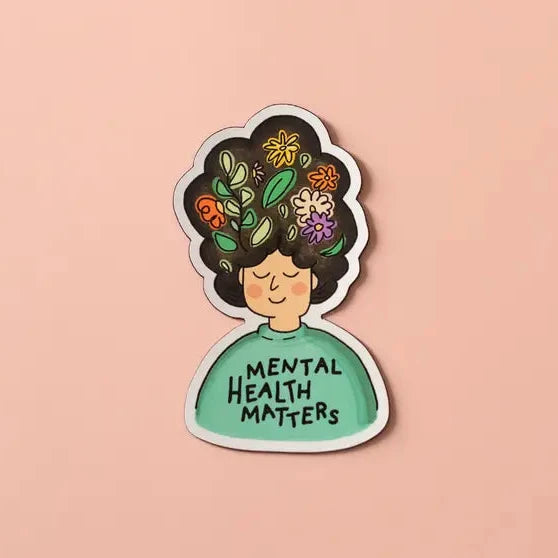 RippleSplash Studio - Autocollant Mental Health Matters