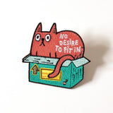 RippleSplash Studio - Ecusson - Chat orange