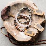  Scout Curated Wears-Stone Stack Bracelet Aqua terra Lifestyle 2
