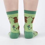 Sock It To Me - Bas pour Dames - W0496 - Hardy Highland Cows - Womens Crew