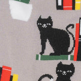 Sock It To Me Bas À Mi-Hauteur Pour Femmes Booked For Meow Women's Crew Socks Détail