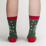 Sock It To Me Bas À Mi-Hauteur Pour Femmes  Eating Light This Holiday Women's Crew Socks Verso