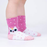Sock It To Me Bas Enroulables Bébé Llama-Corn Toddler Turn Cuff Socks Déroulés