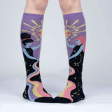 Sock It To Me Bas Genoux Connection Cosmique Cosmic Connection Knee High Socks Croisés