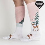 Sock It To Me Bas Genoux Doe-nt Forget Your Scarf Knee High Socks Sur Jambe