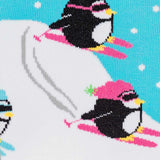 Sock It To Me Bas Genoux Downhill Penguins Knee High Socks Détail