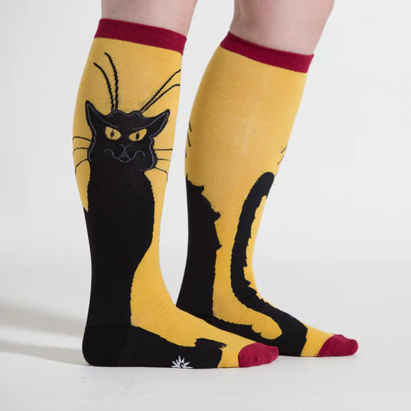 Sock it To me - Chaussette Stretch It - Chat Noir