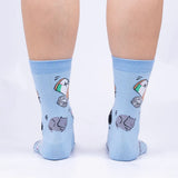 Sock it to me - Chaussette Purr Scription Dos