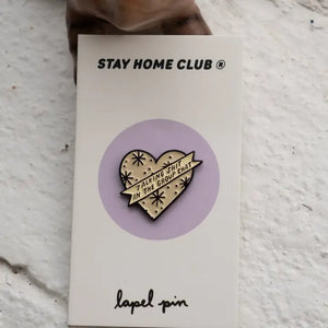 Stay Home Club-Epinglette Talking Shit in The Group Chat Packaging