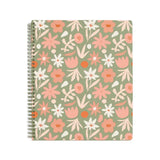 Steel Milland Co-Grand Carnet Vert Floral