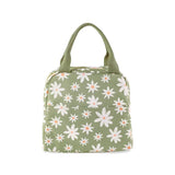 Steel Mill and Co-Petit Fourre-Tout a de jeuner-Daisy Floral Green Front