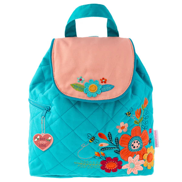 Sac à dos matelassé Floral – KitschÀ ou pas