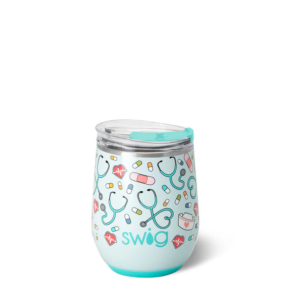 Swig Life - Scrub Life - Stemless Wine Cup 12oz