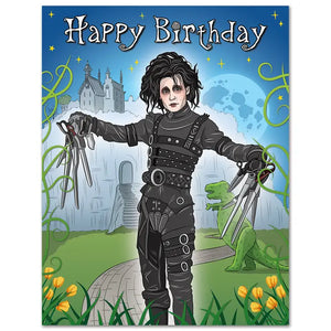 TheFound-Carte Edward Scissor Hands Happy Birthday