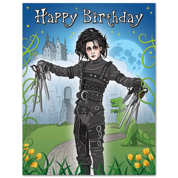 TheFound-Carte Edward Scissor Hands Happy Birthday
