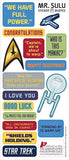 UPG-Carte Quotable Notable Sulu Star Strek Sticker