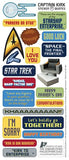UPG- Star Trek James T Kirk Greeting Card-sticker