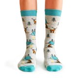 Uptown Sox Bas Femme Musique Camping Queen Reine Du Camping