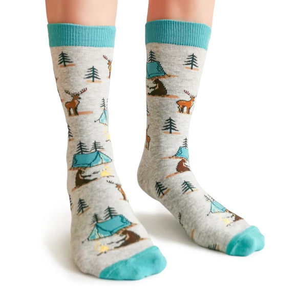 Uptown Sox Bas Femme Musique Camping Queen Reine Du Camping