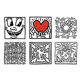 Vilac Cubes Casse-Tete Keith Harring Puzzle Cubes