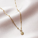 Vintage Glory 22 - Collier Mia Acier Inoxydable Plaqué Or