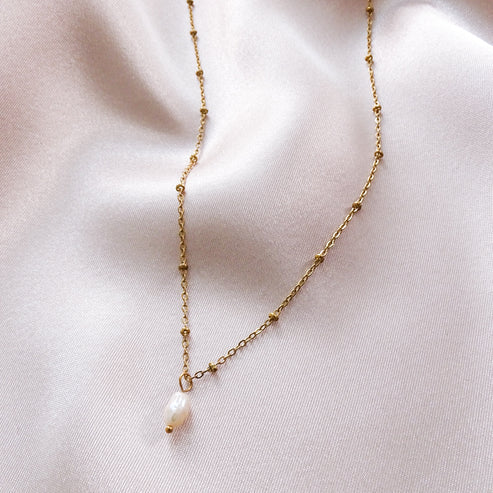 Vintage Glory 22 - Collier Sofia Acier Inoxydable Plaqué Or