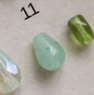 Vintage Glorry 22 - Boucle d'oreille - Anabelle - Stainless et Aventurine