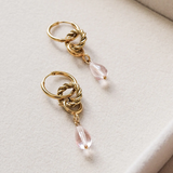 Vintage Glorry 22 - Boucle d'oreille - Anabelle - Or et Aventurine