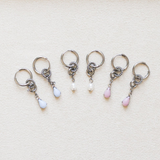 Vintage Glorry 22 - Boucle d'oreille - Anabelle mini - Stainless et Bleu bébé