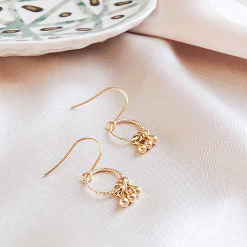 Vintage Glory 22-Boucle d'oreille Bella Or