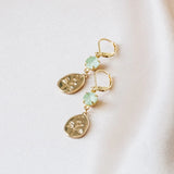 Vintage Glory 22-Boucle d  'oreille Rosie Sauge 2