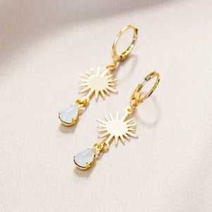 Boucles d'oreilles soleil - Céleste Clair